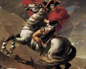 雅克-路易 大卫 : 拿破仑翻越阿尔卑斯山的圣伯纳德